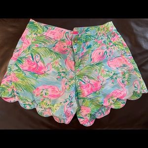 Lilly Pulitzer scalloped shorts